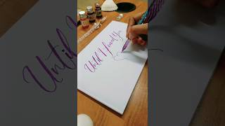 Download Lagu Until I Found You 💜 #calligraphypen #calligraphy #handlettering #pen #art #penart MP3