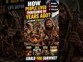 Did You Know How People Lived 10,000 Years Ago? 😱🏹#Shorts #History #AncientHumans #Caveman #viral