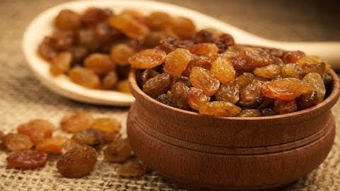 Công thức giải độc gan bằng nho khô | Ytvn.vn