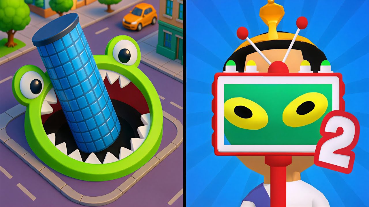 Hole I.O vs Find The Alien Max Levels Unlocked Speedrun Gameplay