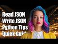 Reading and Writing JSON through Python