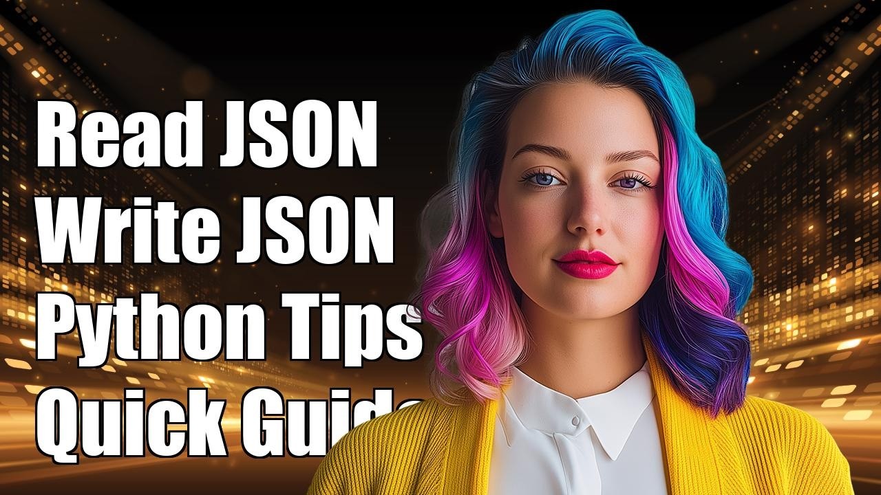 Reading and Writing JSON through Python - YouTube