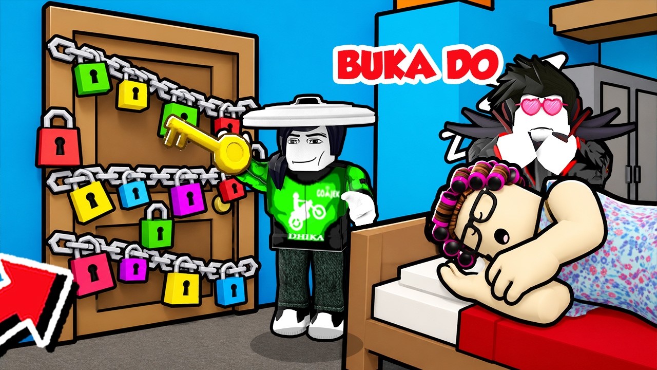KITA KABUR DARI RUMAH NENEK GALAK LAGI DI ROBLOX!!!