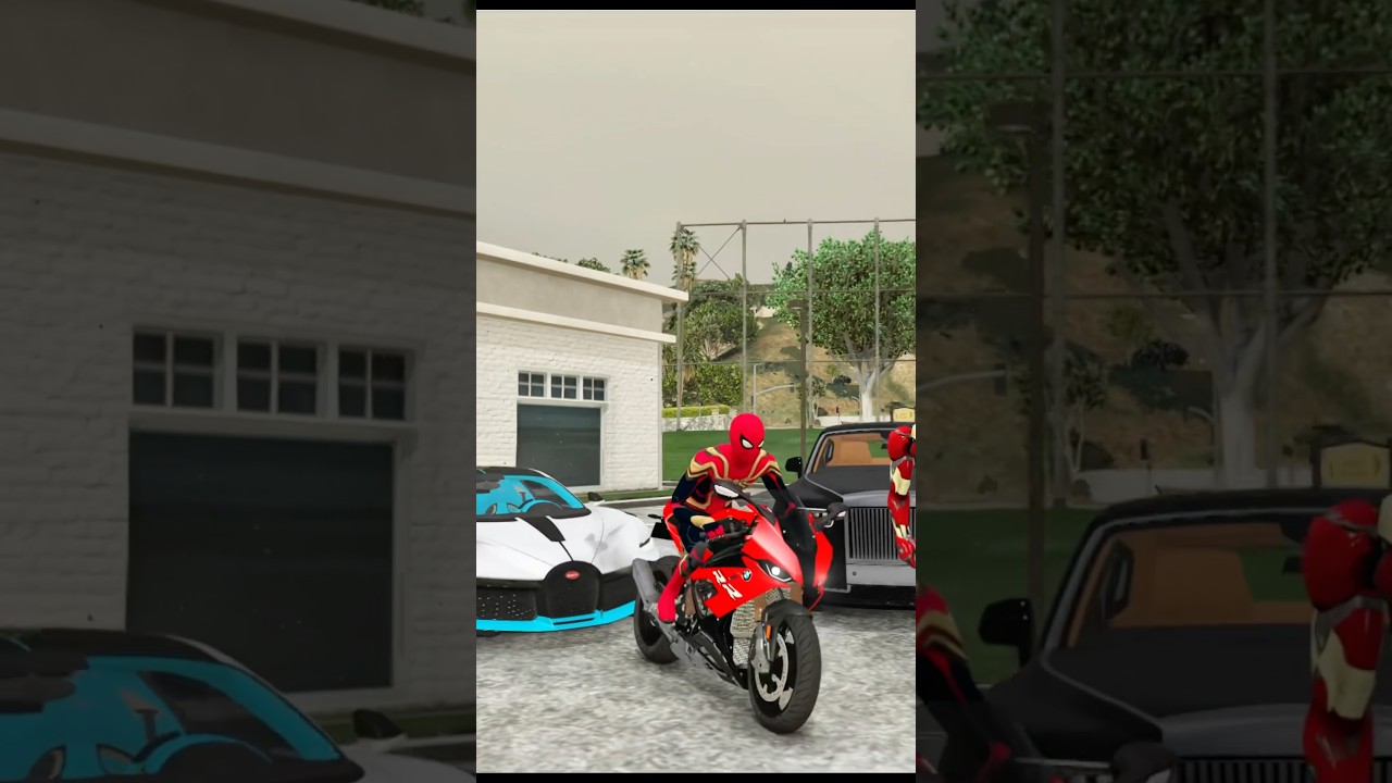 GTA V : SPIDERMAN MODIFIED IRON MANS SUPER BIKE | GTA 5 Gameplay 