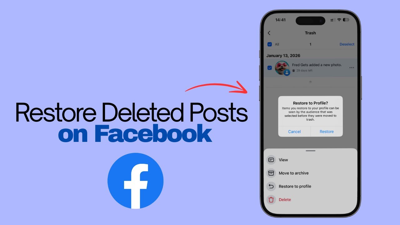 How to Recover Deleted Posts on Facebook (2026update) 