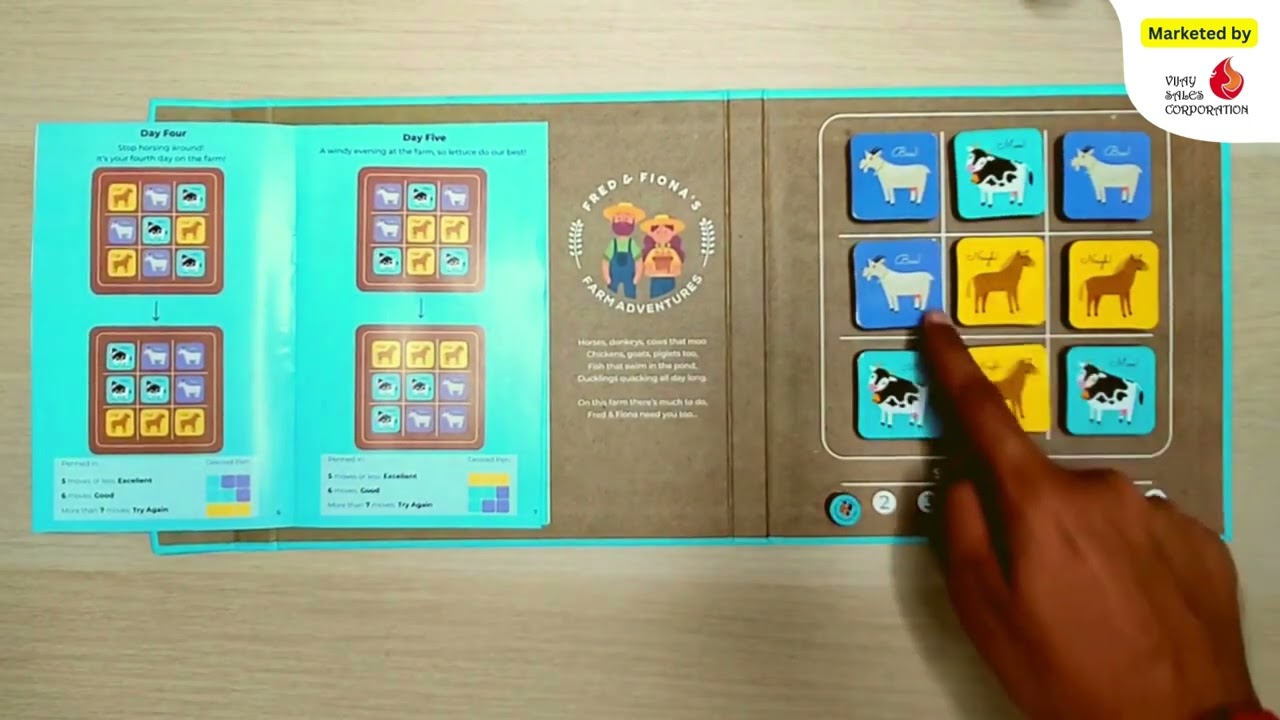 Toykraft Pen Them Up Educational Magnetic Game for Kids 