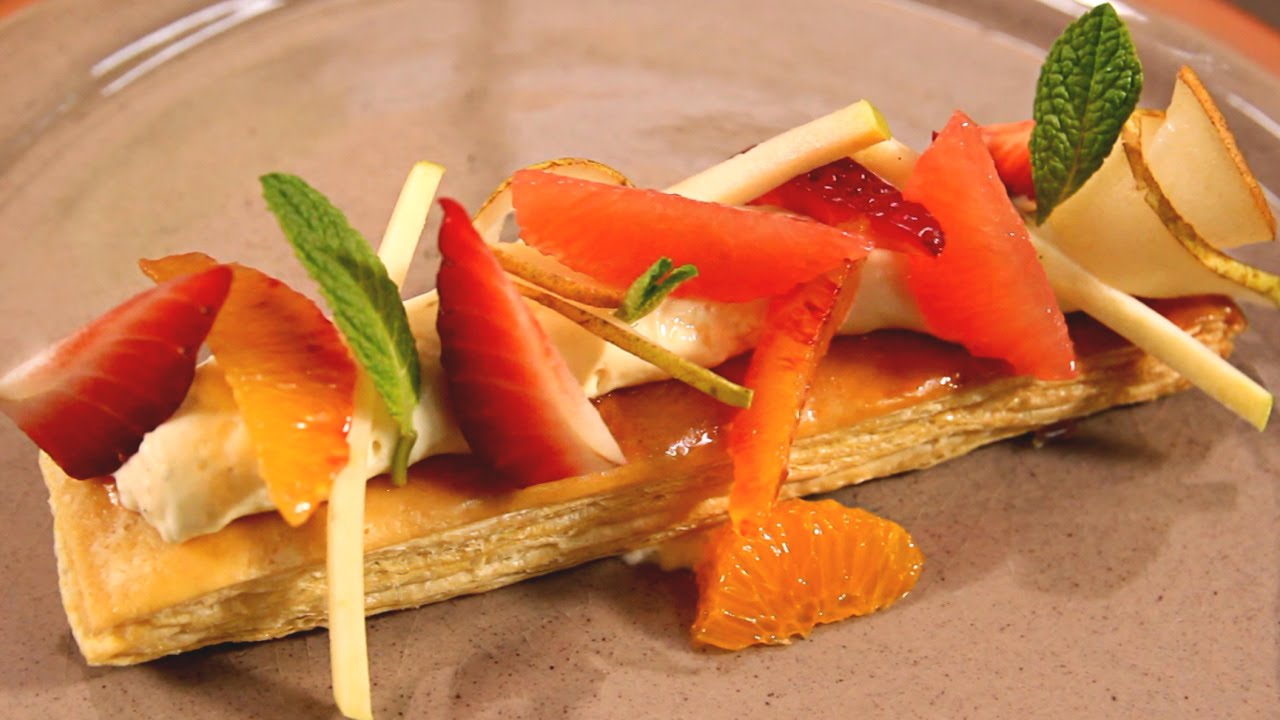 Pasta de full amb fruita