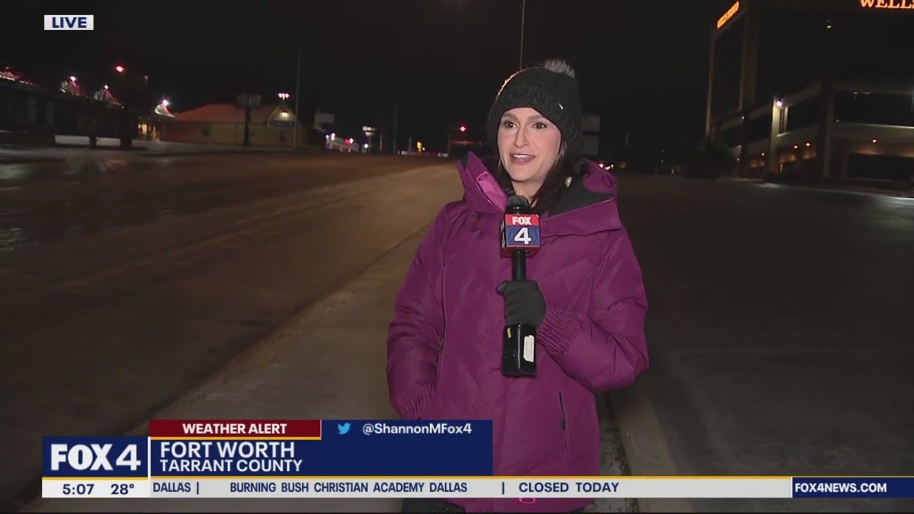 Shannon Murray gets stuck while driving in Tarrant County