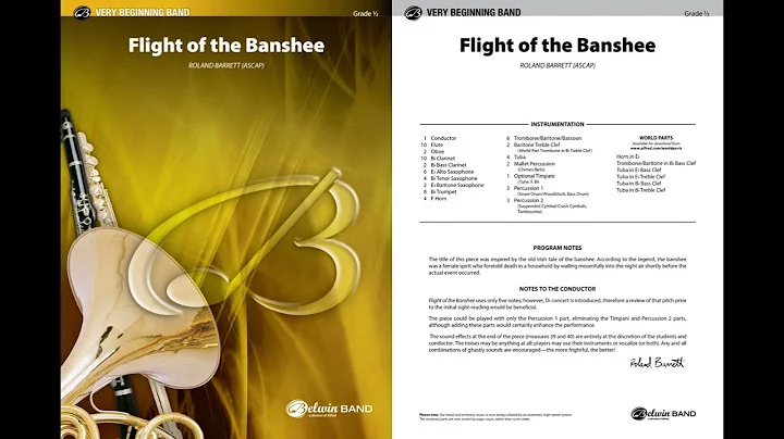 Flight of the Banshee, by Roland Barrett  Score & ...