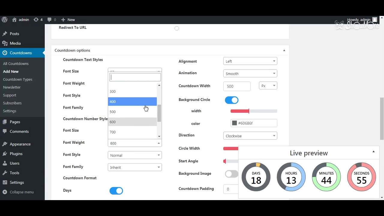 WordPress Countdown Builder Plugin - YouTube