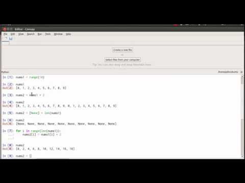 Quick intro to Python list comprehensions