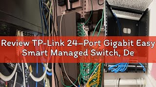 Review TP-Link 24–Port Gigabit Easy Smart Managed Switch, Desktop/Rackmount (TL-SG1024DE)