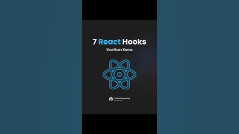 The 7 React Hooks That CHANGED MY Coding  LIFE Overnight #feedshorts #coding #javascript #reactjs
