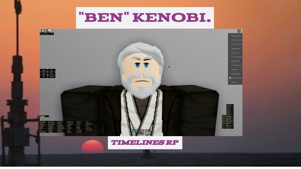 Making Old "Ben" Kenobi With VIP Codes| Timelines RP.