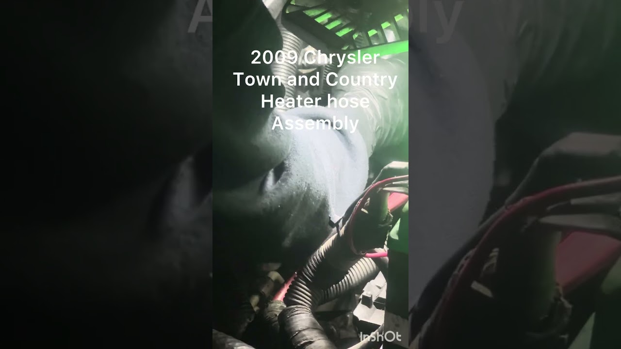 2009 Chrysler town and country heater hose assembly DIY 