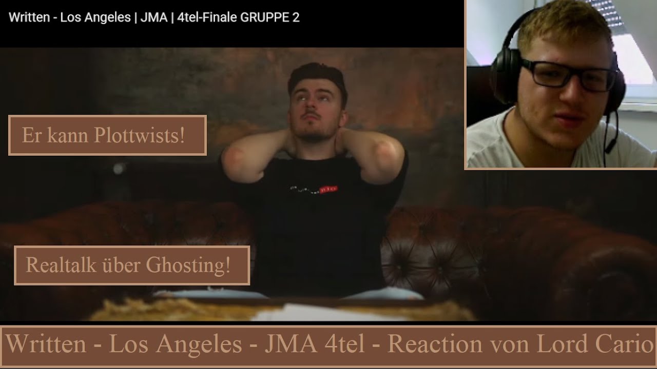 Er kann Plottwists! - Written | Los Angeles | JMA 4tel - Reaction von Lord Cario