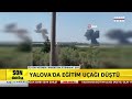 SON DAKİKA: Yalova'da Eğitim Uçağı Düştü!