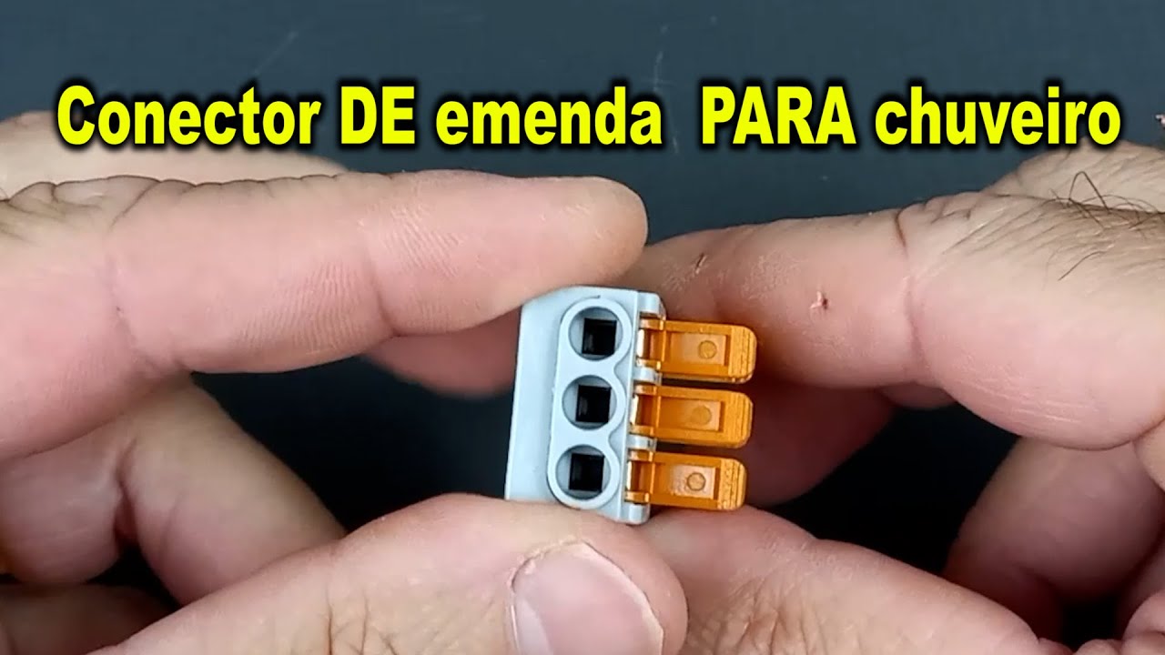 Conector DE emenda PARA chuveiro - YouTube