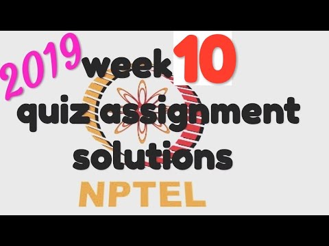 NPTEL |Joy of computing using Python| WEEK 10 QUIZ SOLUTIONS|
