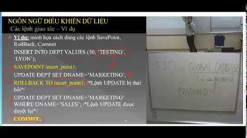 Hệ quản trị CSDL Oracle - Bài 2 - CN1K10.2