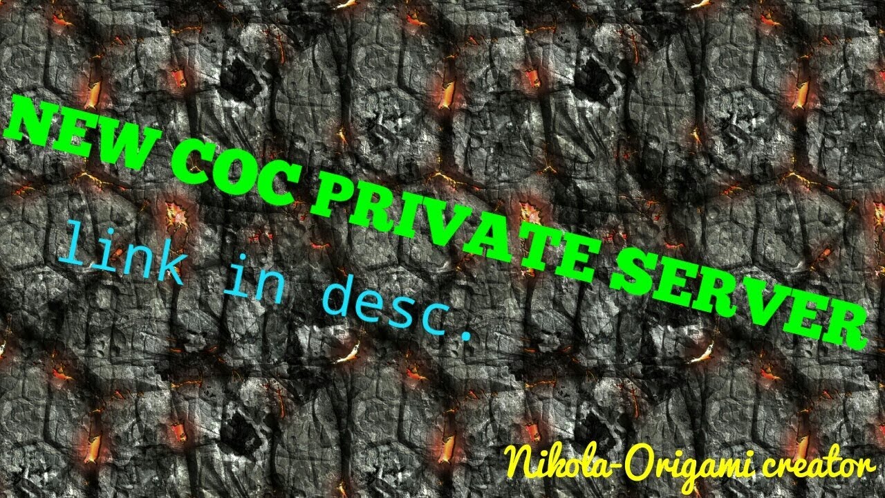 NEW! Clash of Clans private server!(link in description)