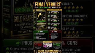 Gold Reaper MT5 Final Verdict | Is It Worth Buying?