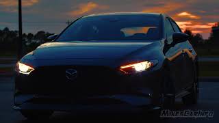 👉 AT NIGHT: 2021 Mazda3 AWD Turbo Mazda 3 - Interior & Exterior Lighting Overview in 4K