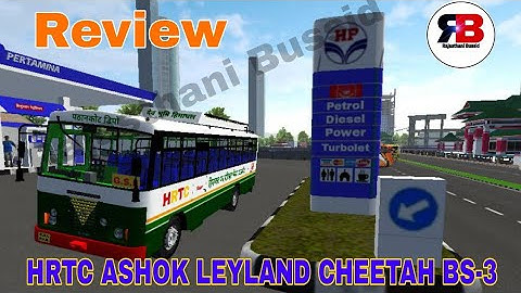 NEW HRTC ASHOK LEYLAND CHEETAH BS-3 MOD REVIEW FOR BUSSID BUS SIMULATOR INDONESIA  RAJASTHANI BUSSID