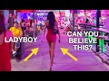 Amazing  ladyboy  beauty in pattaya hot night walking tour in 4k