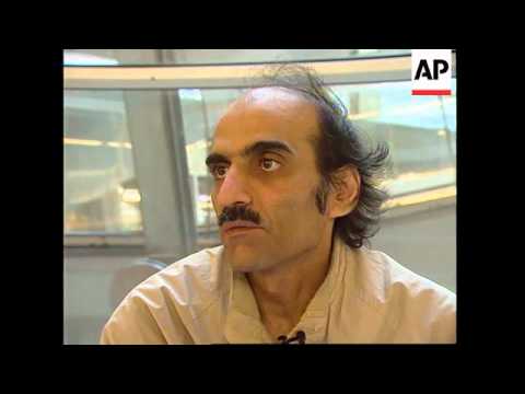 FRANCE: PARIS: MAN WHO LIVES AT CHARLES DE GAULLE AIRPORT