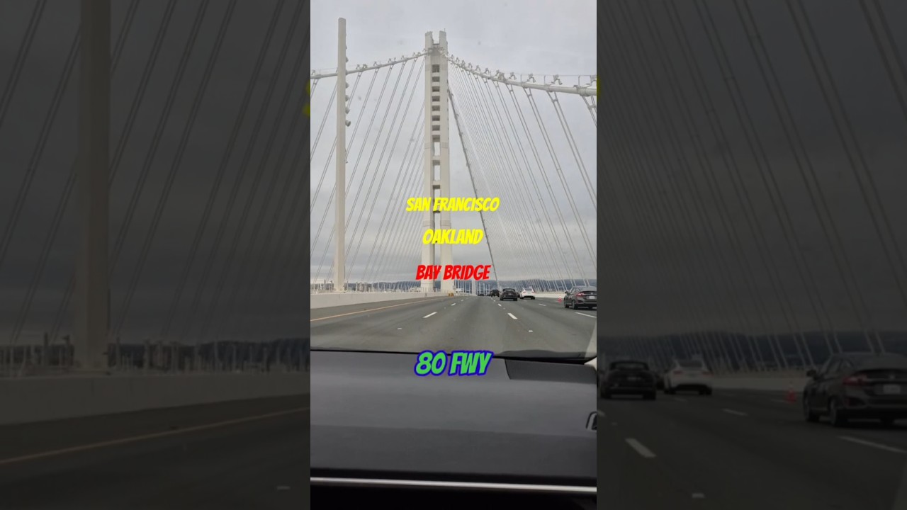 San Francisco-Oakland Bay Bridge From Above  