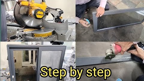 mini domal window making a to z tutorial.. how to make aluminium windows
