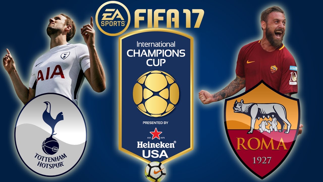 Fifa 17 Tottenham Vs Roma International Champions Cup Usa 17 Ps4 Full Gameplay Youtube