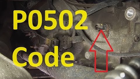 Causes and Fixes P0502 Code: Vehicle Speed Sensor A Circuit Low Input