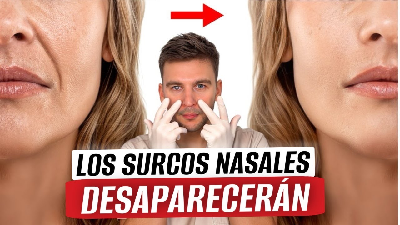 ¡Un solo ejercicio para eliminar los pliegues nasolabiales! El secreto antiedad del que nadie habla