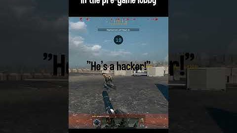 THEY THOUGHT I WAS HACKING IN THE PRE-GAME LOBBY! | #Shorts #Warzone #CallofDuty