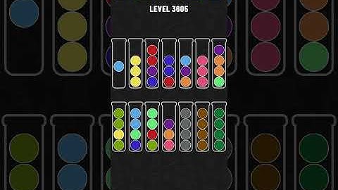 Ball Sort Puzzle Level 3605