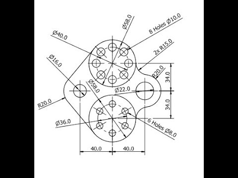 example autocad drawing