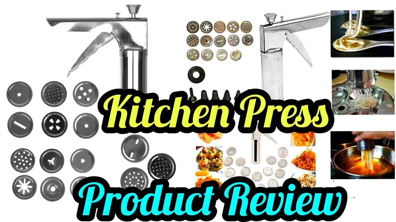 Kitchen Press Product Review || Snacks Maker Macro Manufacturer -  Review ||  Mrs. Chef Cooking ||