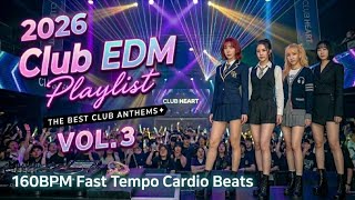 ​[160 BPM EDM] Ultimate High-Energy Workout & Running EDM Playlist 🏃‍♀️🔥 | Fast Tempo Cardio Beats