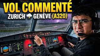 Commentated flight Zurich → Geneva… Terrible weather! FS2024