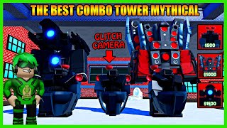 GG! Aku Bangun Tower Pertahanan Mythical Glitch Cameraman Berhasil Selesaikan Level Nightmare screenshot 5