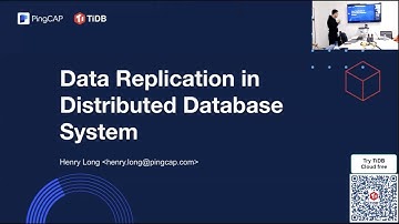 [PingCAP Meetup] Data replication in distributed database
