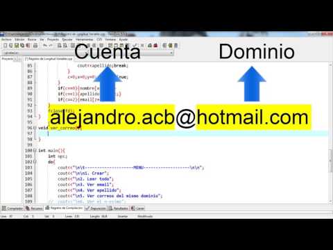 Archivos en C++: Registro de Longitud Variable(RLV) Función Ver_apellido() y Ver_correos()