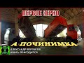 Началось в колхозе утро 6/14. Вот и первое зерно 2020.