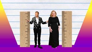 How much taller? - graham norton vs adele!