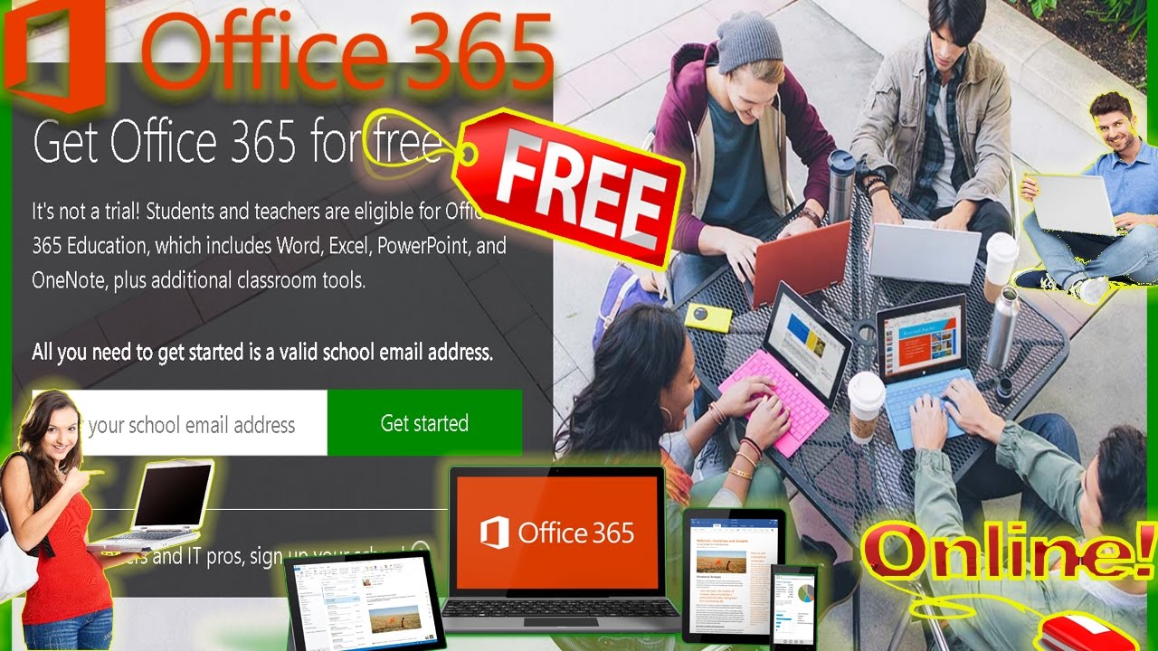 students or teachers try microsoft office online free