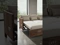Bench Transforms Into a Full Bed & Lounge | Smart Furniture Transformation
