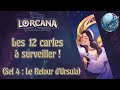 Lorcana set 4  les 12 cartes a surveiller   le retour dursula