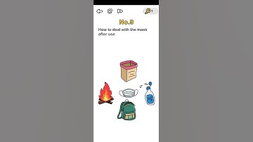 Brain out beat the virus level No 9 How to deal with the mask after use. Walkthrough